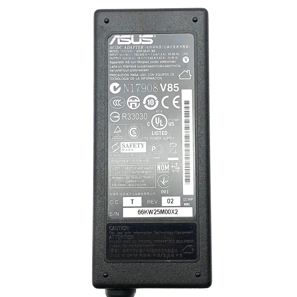 Original Asus AC Adapter 65W For Asus Laptop 19V 3.42A Power Supply Charger - Image 2 of 4