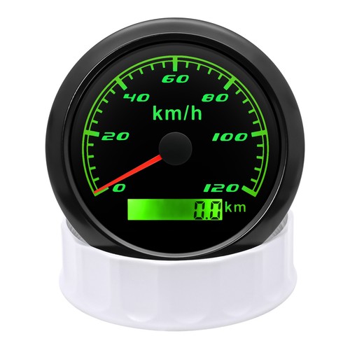 85mm GPS Speedometer 0-120KM/H Odometer Gauge 7 Colors LED For Boat Car Truck - Picture 10 of 16