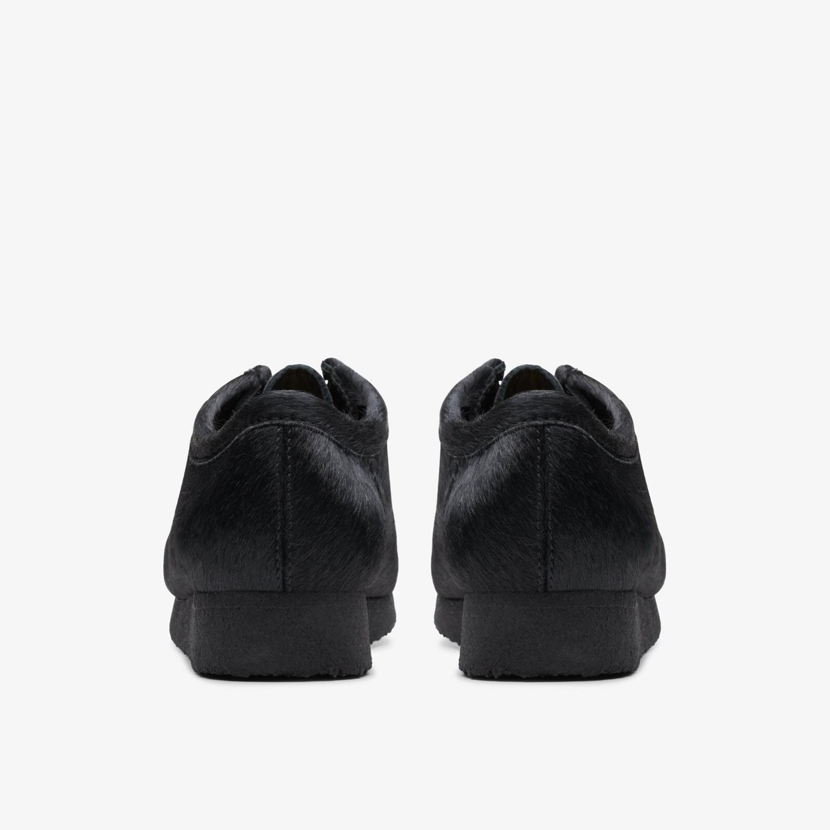 靴 Clalrks Wallabee Hair On black Clarks Wallabee Low Black Hair On Leather 26174031 NEFNYC