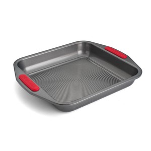 CIRCULON Soft Touch Bakeware 22cm Square Cake Pan Rolled Steel
