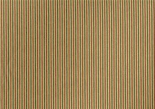 Designer Fabric Khaki Cinnamon Green Striped  Cotton Drapery Upholstery