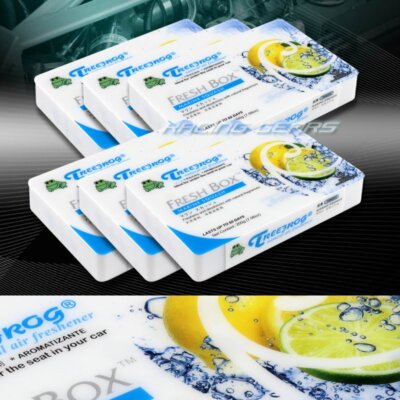 6 X TREE FROG MARINE SQUASH NATURAL EXTREME CAR AIR FRESHENER FRESH BOX UNIVERSA