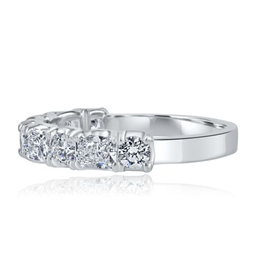 1,30 ct rond et radiant en laboratoire cultivé diamant alternatif or 14 carats - Photo 9 sur 12