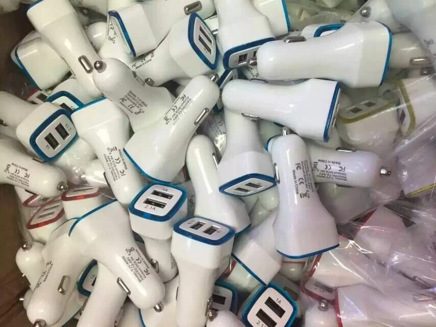 ОПТОВЫЙ ЛОТ 100 X LED света двойной USB автомобильное зарядное устройство прикуривателя гнездо новый - Изображение 4 из 4