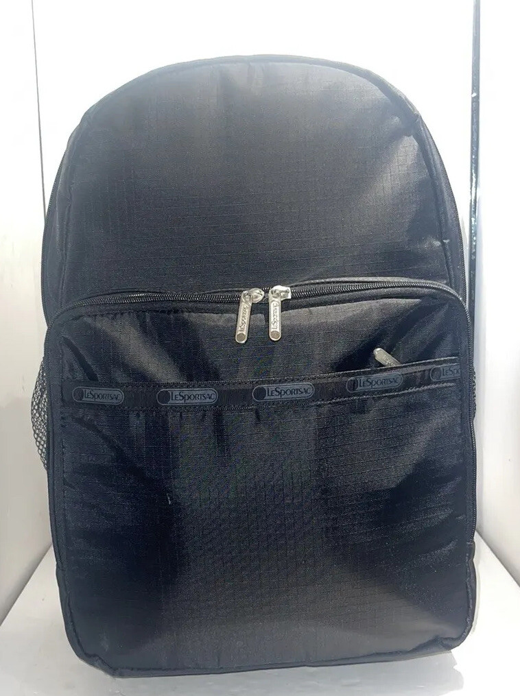 LeSportsac Solid Collection Transport Backpack in Bla… Gem