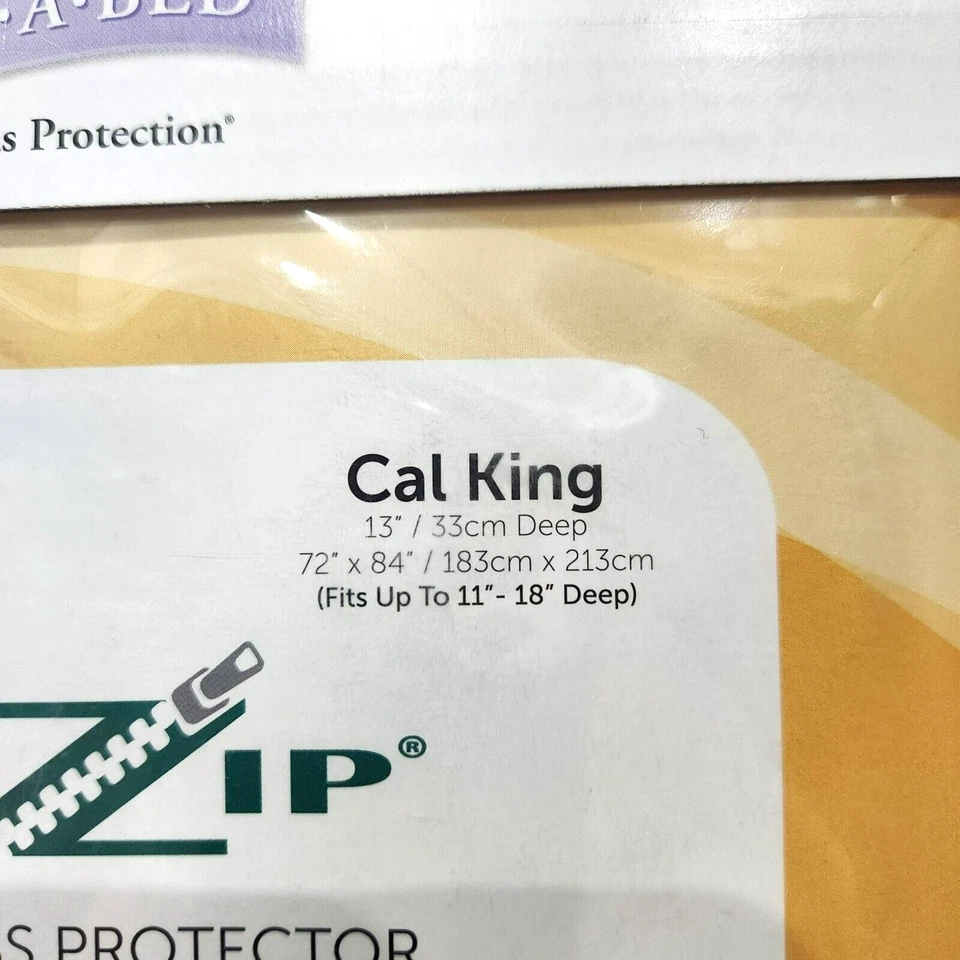 Гладкий матрас Protect-A-Bed Cal King AllerZip защита от аллергии - Изображение 3 из 4