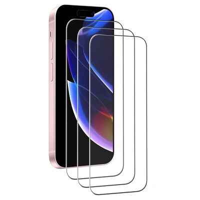 3-Pack Screen Protector for iPhone 16 Pro Max 16 Plus Case Friendly Anti-Scratch