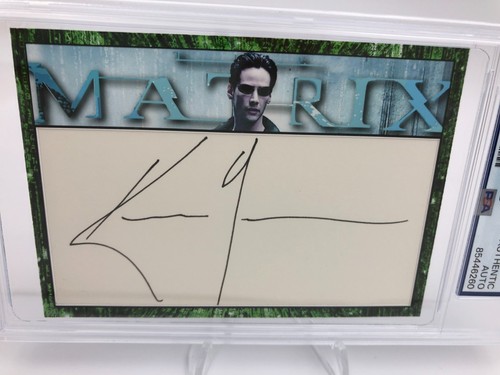 Keanu Reeves PSA AUTO authentisch signierte 3,5 x 5" Druckkarte JOHN WICK THE MATRIX - Bild 2 von 10