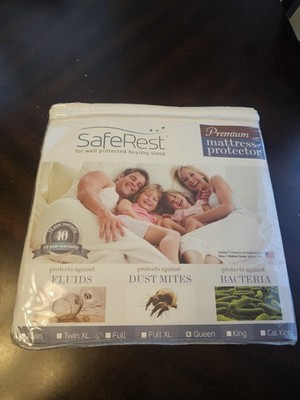 SafeRest Premium Mattress Protector Queen Size Bedding Bedroom