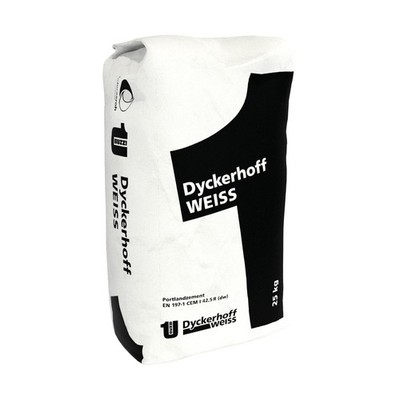 Dyckerhoff Weisszement CEM I 42,5 R dw 25kg Zement  Beton Mörtel Putz