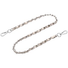 32" Purse Strap with Buckle for Shoulder and Cross Body Gold Silver