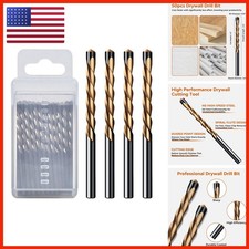EXCECAR 50 PCS 5/32" Drywall Router Bits, Spiral Router Bits Guide Point Spiral