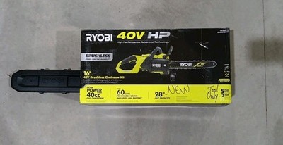 RYOBI 40V HP Brushless 16''in Battery Chainsaw RY40HPCW02K -No Battery or Charger