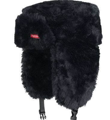 Supreme Black Ushanka Hat - Size M/L - Ships Now ✓ | eBay