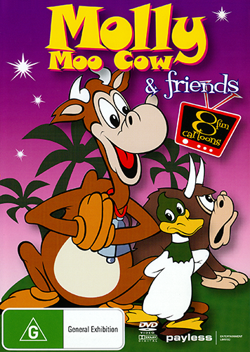 MOLLY MOO COW & FRIENDS - 8 CARTOONS ANIMATION DVD - Foto 1 di 1