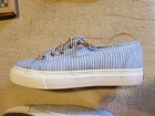 sperry shoes women 8.5 Blue And White Striped. — photo 4