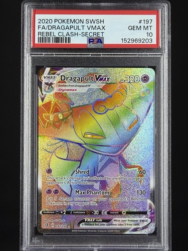 Dragapult VMAX 197/192 Rebel Clash Secret Rare