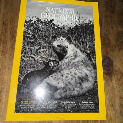 National Geographic March 2024 Hyenas Maya Eerie Best World Travel Destinations