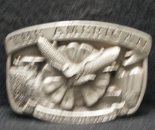 XD19158 NOS VINTAGE 1984  THE AMERICAN CORN GROWER  AGRICULTURE BELT BUCKLE