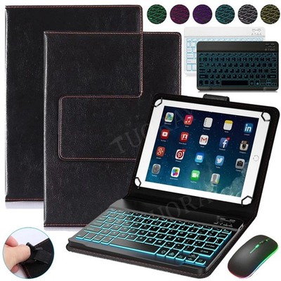 Für Teclast T50 T45 T30 M50 M40 Plus QWERTZ Beleuchtete Tastatur Maus mit Hülle