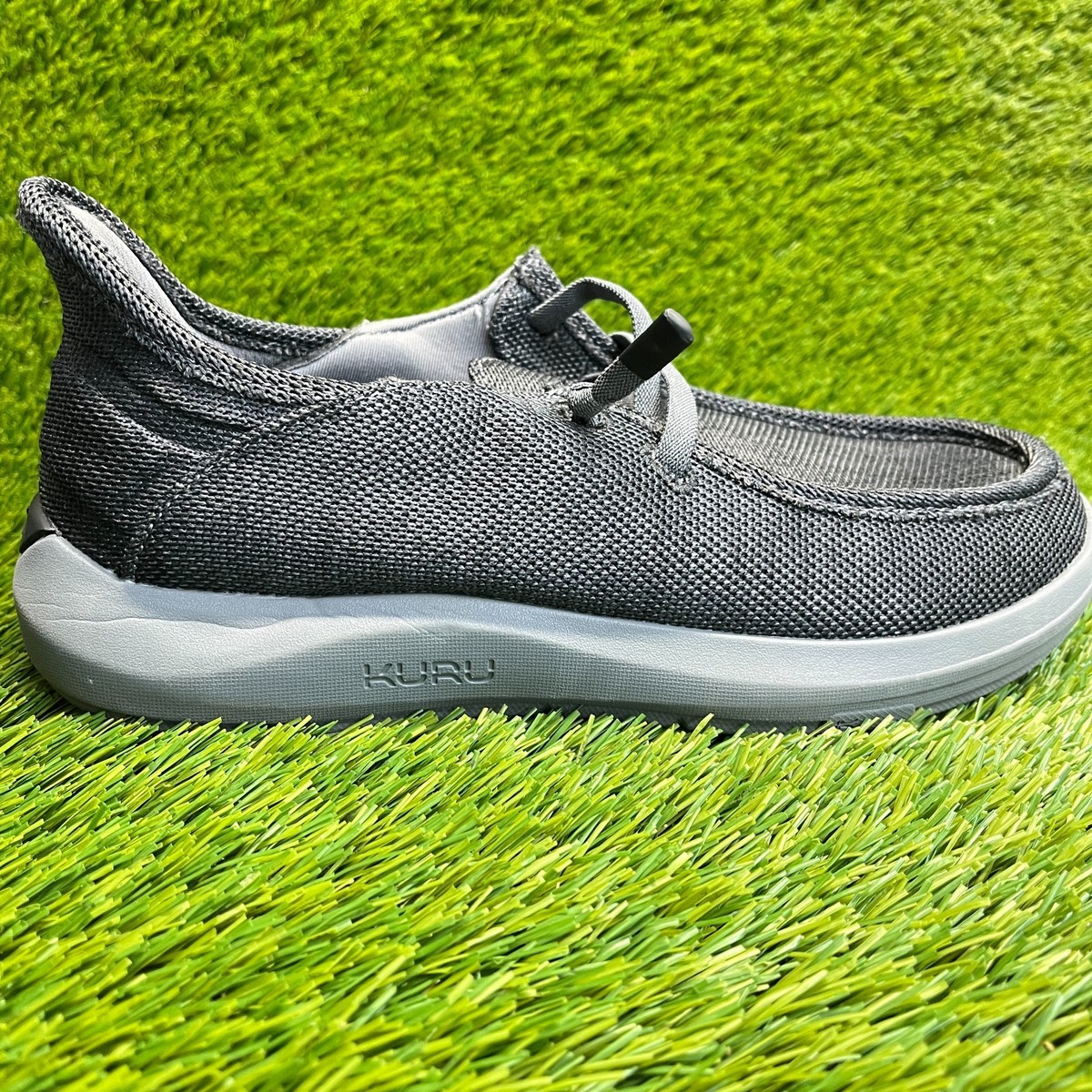 Kuru Draft Rento Mens Size 8 Black Gray Classic Outdoor Walking Slip-On Shoes Kuru Draft Rento Mens Size 8.5 Gray Casual Classic Outdoor  main image 3