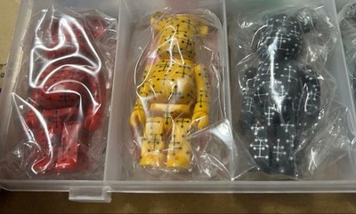 BE@RBRICK Series 9 Secret PATTERN Back Eames Red Black Yellow