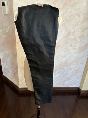 New w/tags Marina Rinaldi Sport women's Wonder black jeans size US10 & gift bag
