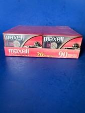 Maxell UR 90 Normal Bias Audio Cassette Tapes 20-Pack Sealed