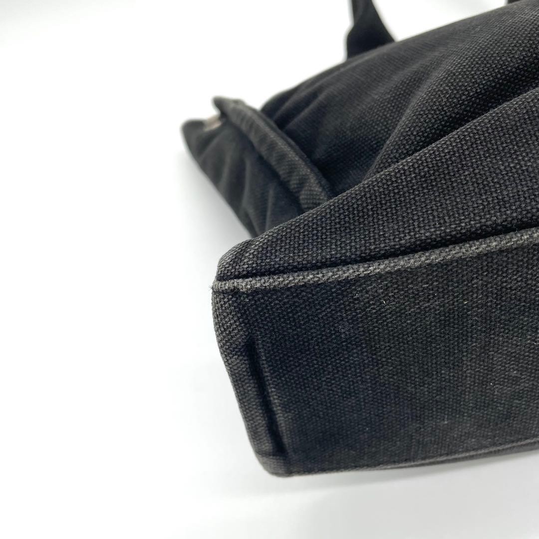 Burberry Blue Label Nova Check Tote Bag Black Beige Canvas Shoulder Bag New thumbnail 8