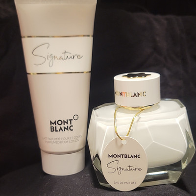 Montblanc Signature Eau de Parfum Spray & Body Lotion Set 100 ml Regular Size