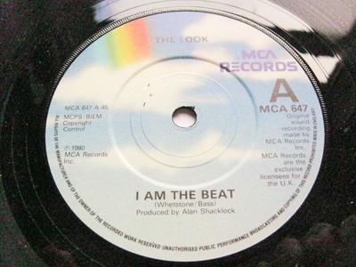 Look I Am The Beat 7'' MCA MCA647 EX 1980 I Am The Beat / You Do Those Things To Me