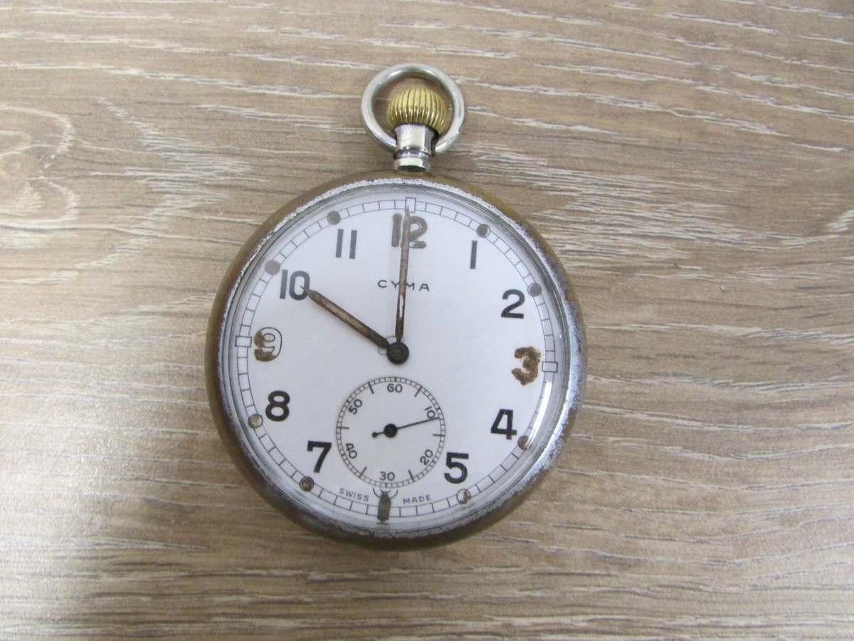 Cyma Pocket Watch Pocket Watches with Vintage for sale | eBay