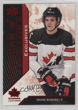 2019 Team Canada Juniors Program of Excellence Exclusives /150 Shane Bowers 0dk