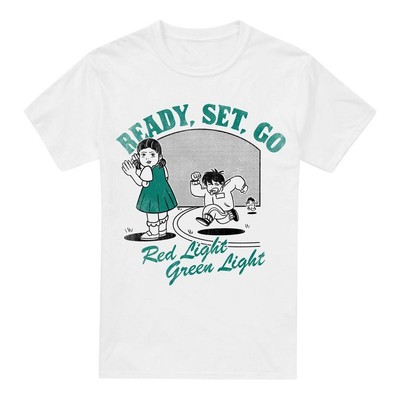 Squid Game - ''Red Light Green Light'' T-Shirt für Herren (TV5276)