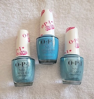  Lot Of 3 O.P.I. Nail Lacquer Barbie Movie 2 Yay Space & 1 My Job Is Beach New  