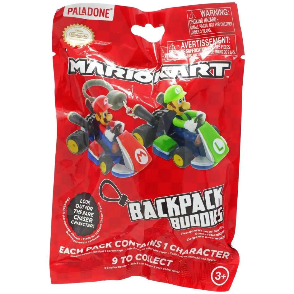 Брелок для ключей MarioKart Buddies Backpack Blind Pack - 1 Случайный