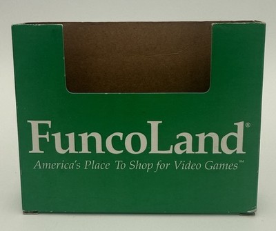 Vintage FuncoLand Super Nintendo SNES Game Box Sleeve Cardboard Green