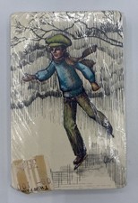 Vintage Trump Playing Cards Single Deck New Sealed Made In USA Winter Themed