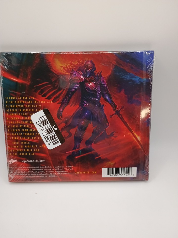 Target Red Box Judas Priest Invincible Shield CD Deluxe Target Exclusive New Factory ...