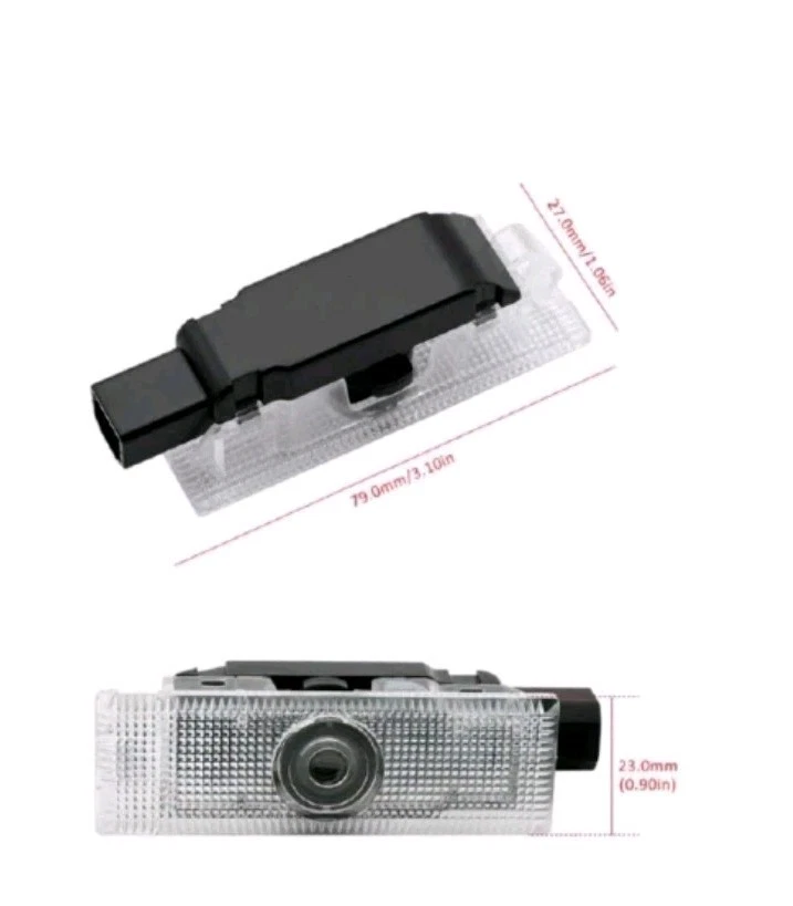 2 PROIETTORI LOGO Luci cortesia LED Alfa Romeo MITO 159 Giulietta Stelvio Brera - Immagine 2 di 4