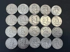 20 Silver Franklin half dollars ($10 face)