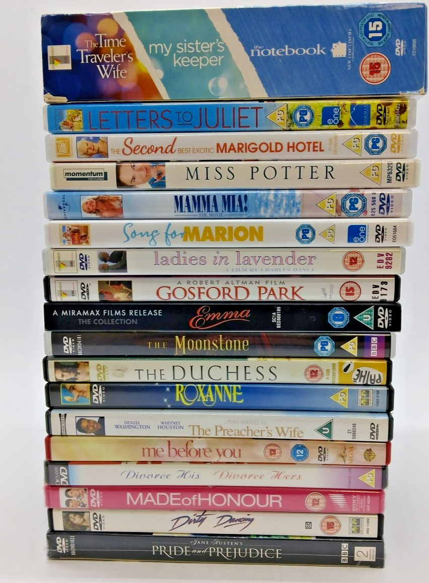 DVD Bundle/Job Lot, Romance X20 - Mamma Mia/Duchess/You Before Me/Roxanne + More