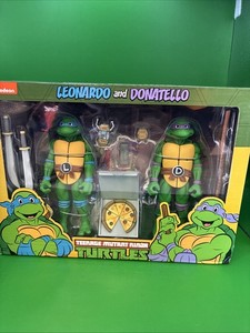 NECA TEENAGE MUTANT Ninja Turtles 2 pack figure. Les tortues ninja tmnt