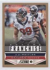 2013 Score Future Franchise Gold Zone 25/50 JJ Watt #311 3b7