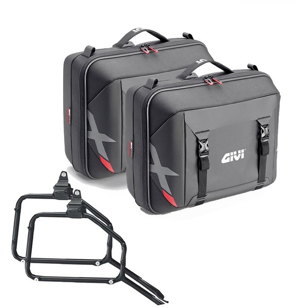 Givi Borse Laterali Mit Telai XL09 Schwarz 33LT FüR Yamaha Tracer 7 2020-2022-image