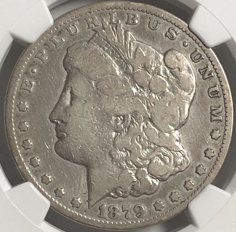 1879 CC MORGAN "NGC VG DETAILS"-(VAM 3 CAPPED DIE), NICELY CIRCULATED, SCARE!💥✅ - Image 2 of 4
