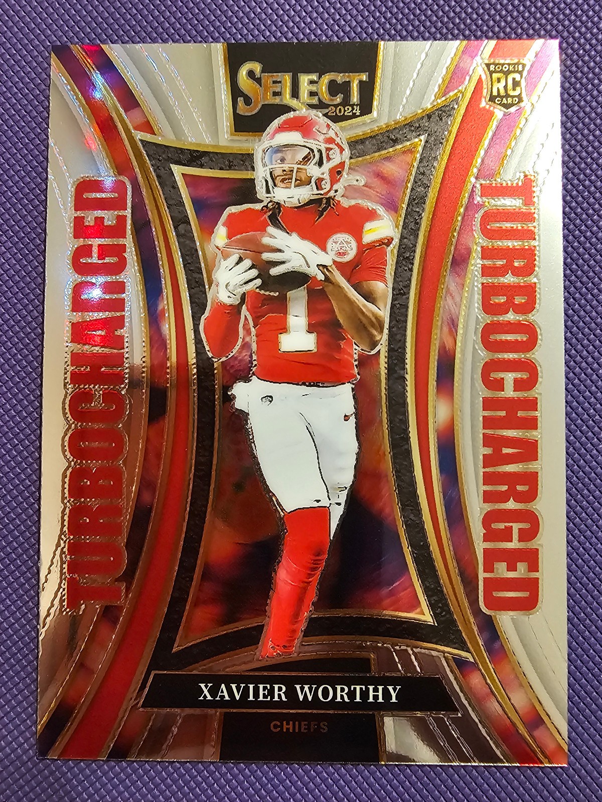 2024 Panini Select - Turbocharged Xavier Worthy #14 (RC)