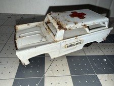 VINTAGE TIN -1960/2 MERCURY STATIONWAGON-AMBULANCE-JAPAN 