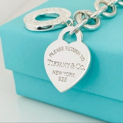 Customized Return to Tiffany Heart Tag Toggle Necklace 16, 17, 18, 19, 20  Inch