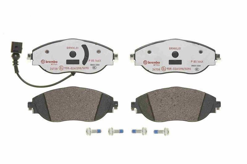 Brake Pads Set fits SKODA SUPERB Mk3 Front 2015 on Brembo 5Q0698151 5Q0698151A - Image 64